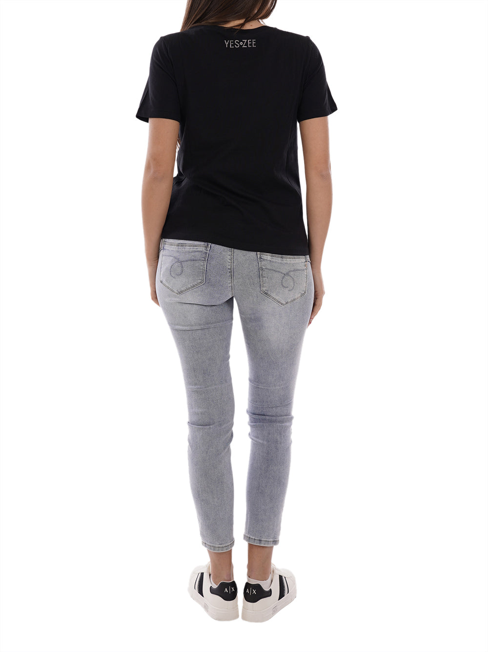 YES ZEE T-shirt Donna - Nero modello T267S100