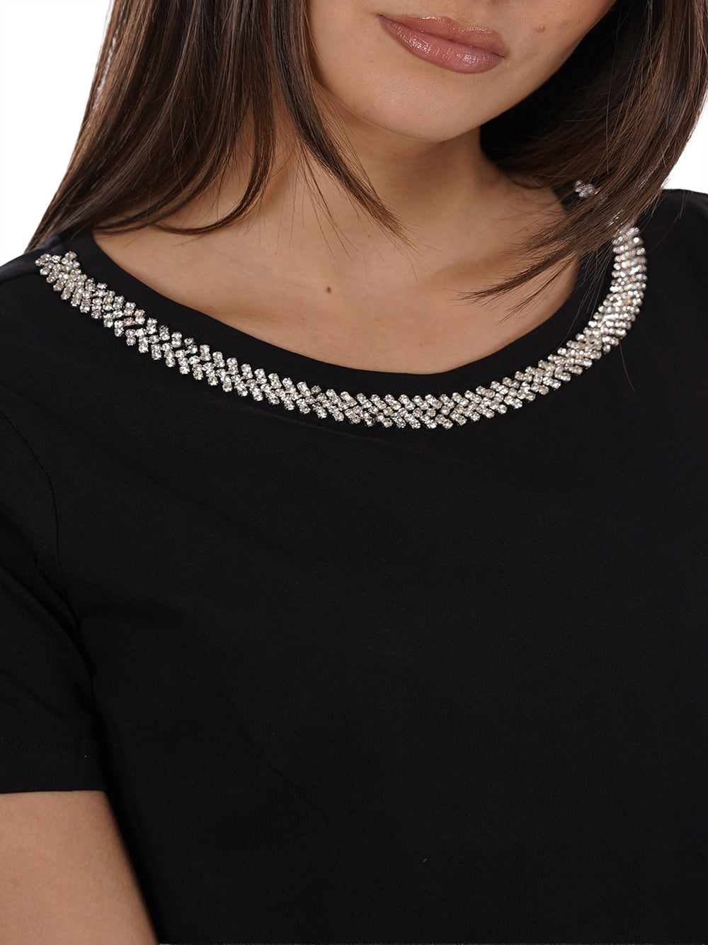 YES ZEE T-shirt Donna - Nero modello T267S100