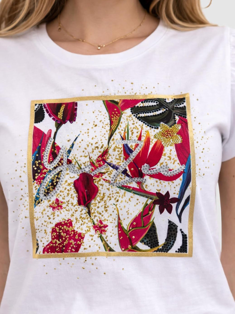 YES ZEE T-shirt Donna - Bianco modello T269S100