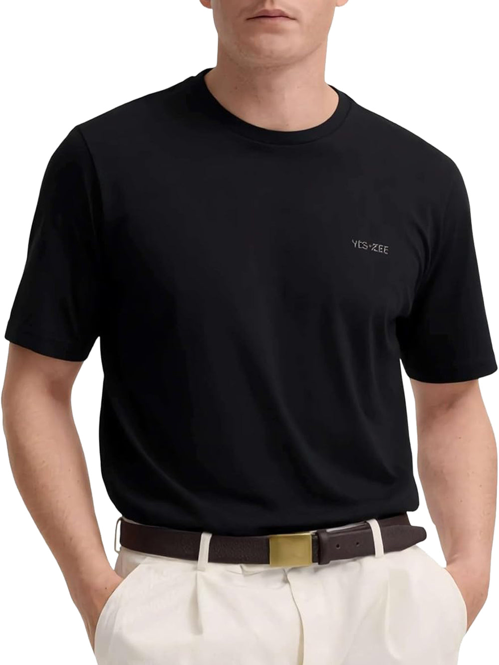 YES ZEE T-shirt Uomo - Nero modello T778TA00