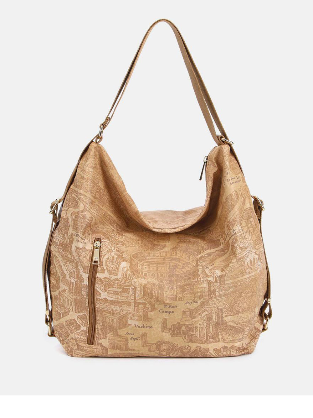YNOT Borsa a Spalla Donna - Beige modello GUM001S6