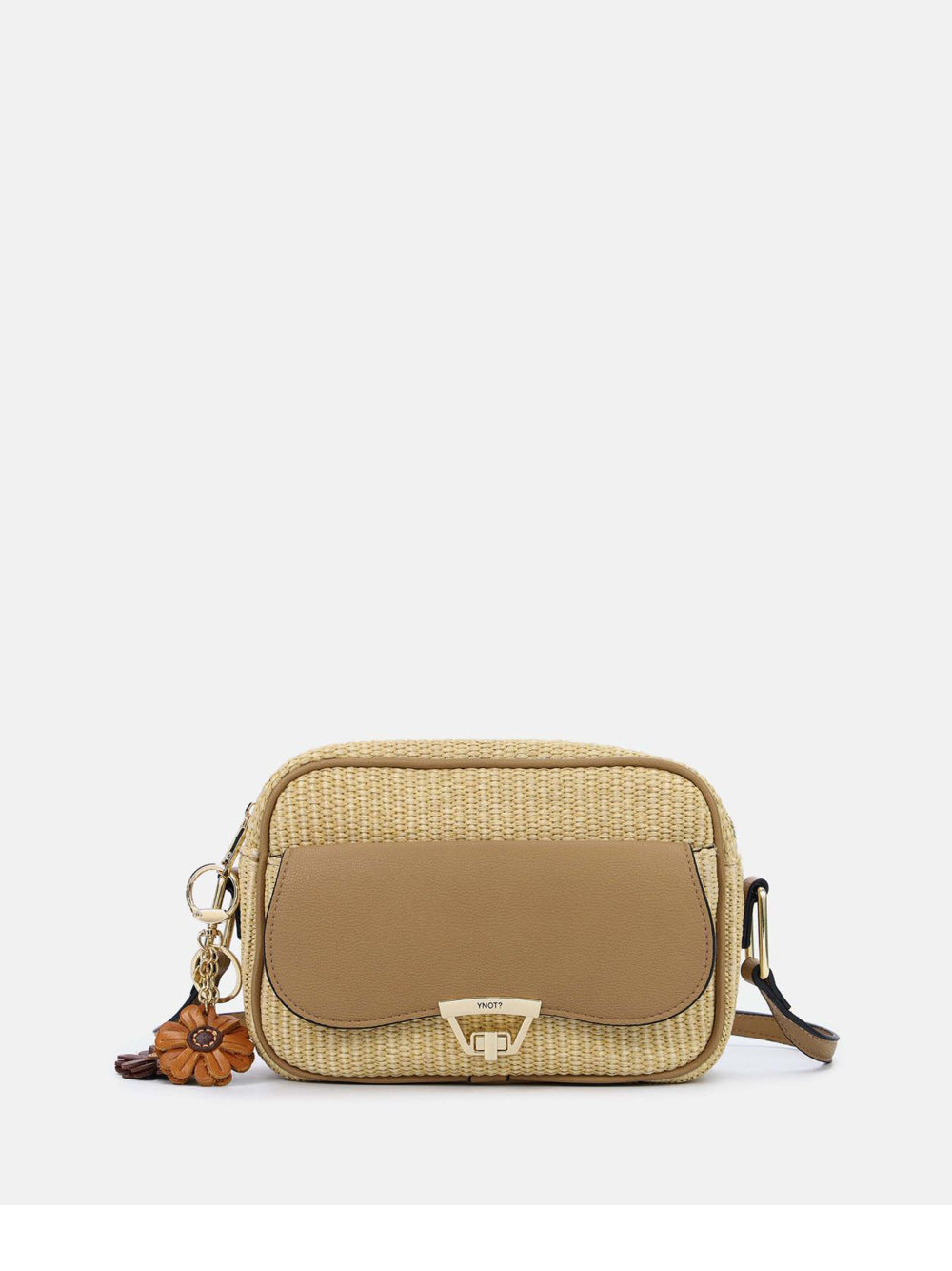 YNOT Borsa a Tracolla Donna - Beige modello MAL001S6